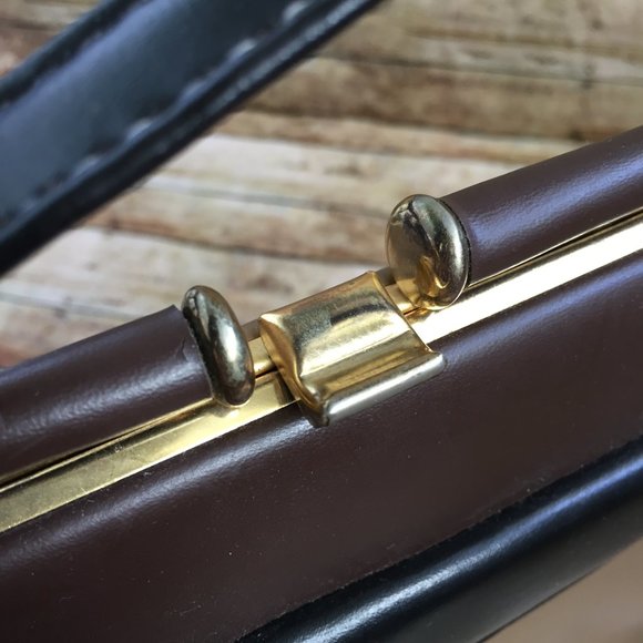 Vintage 50’s Top Handle Snap Closure Purse Handbag - Picture 2 of 9